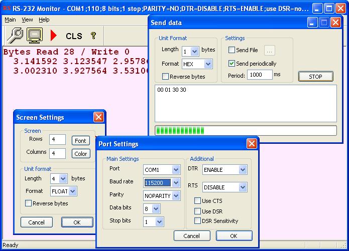 usb to rs232 software download
